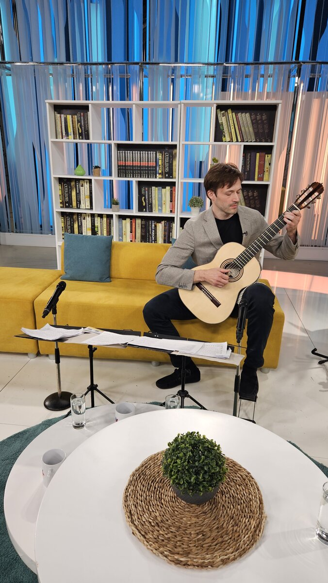 Performing at RTV Vojvodina, May 2026